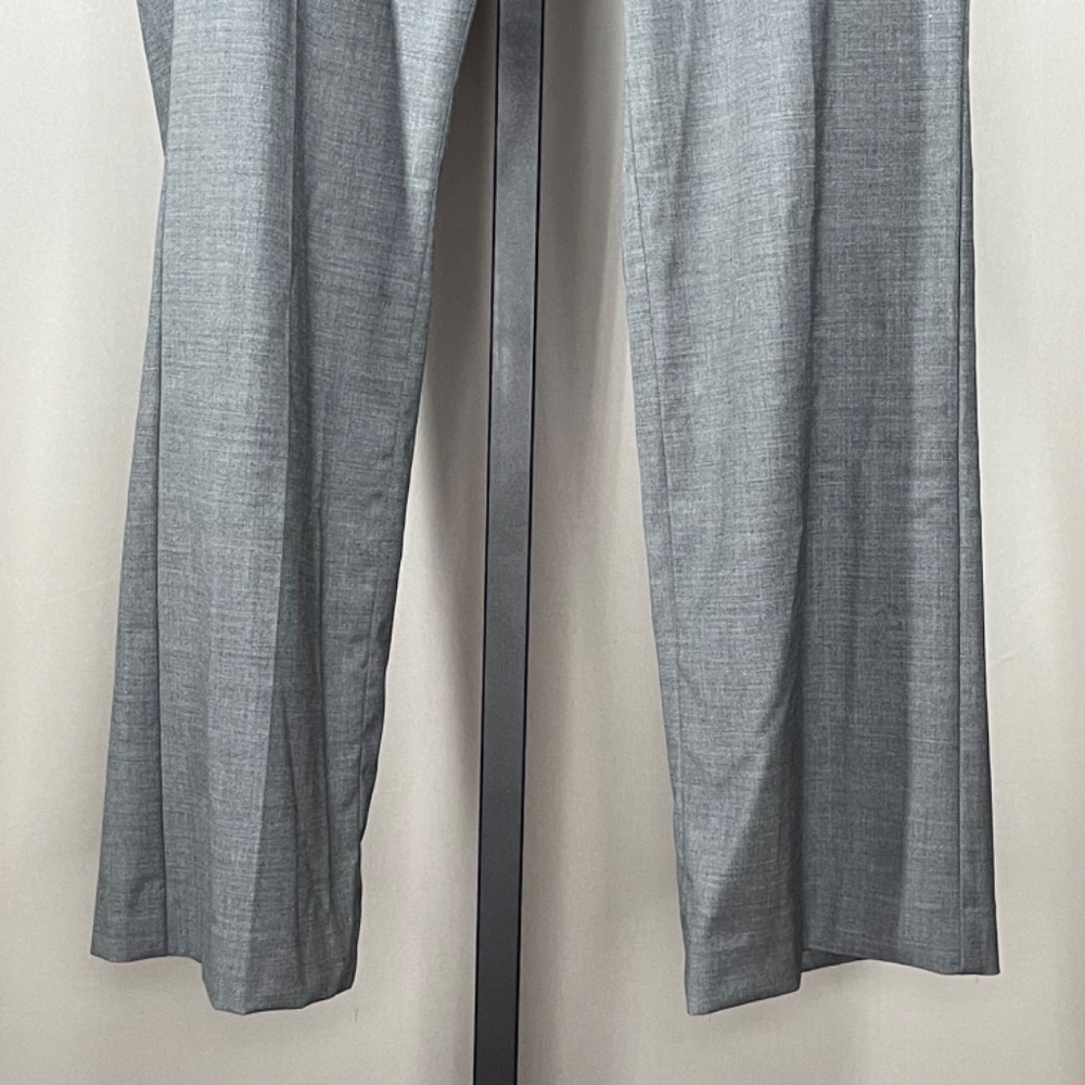 NEW Talbots Pants Womens 12 petite gray heritage straight leg classic - Picture 3 of 9